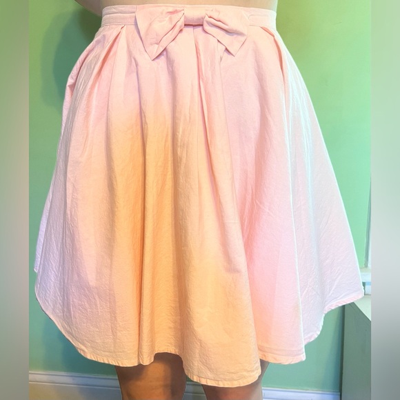 Modcloth Baby Pink/Peach Retro Circle Skirt - Picture 1 of 4